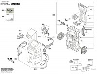 Bosch 3 600 HA7 500 Aqt 40-13 High Pressure Cleaner 230 V / Eu Spare Parts